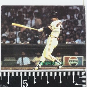 82年 カルビー プロ野球カード No.305【篠塚 利夫 内野手 読売ジャイアンツ 巨人】昭和57年 1982年 Calbee おまけ 食玩 BASEBALL【中古】