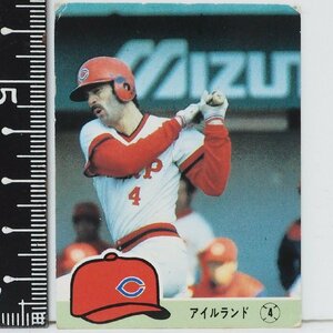 84年 カルビー プロ野球カード No.292【アイルランド 内野手 広島東洋カープ】昭和59年 1984年 当時物 Calbee おまけ 食玩 BASEBALL 中古