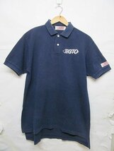 GTO Racing OPERATION 半袖 ポロシャツ F 紺 b17425_画像1