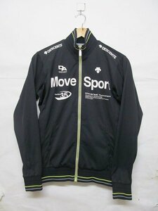  Descente lady's Move Sport dry transfer training jacket L black b17590