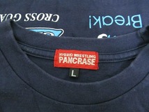 Pancras パンクラス プリント Tシャツ M 紺 b17317_画像3