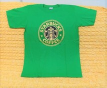 スターバックス★おもしろTシャツ★ビビットグリーン★緑★XXＬサイズ★色とサイズございます★飲み会・コンパ★コットン１００％★激安★ _画像1