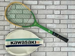 【中古】カワサキ　kawasaki　NEW Number One　軟式　テニスラケット　日本製