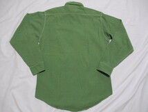 USA製 レアカラー BIG MAC ビッグマック 80s シャンブレーシャツ 緑 M ヴィンテージ_画像2