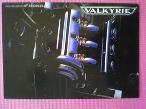  beautiful goods valuable Valkyrie catalog Honda Of America *SC34 1996 year 5 month that time thing VALKYRIE