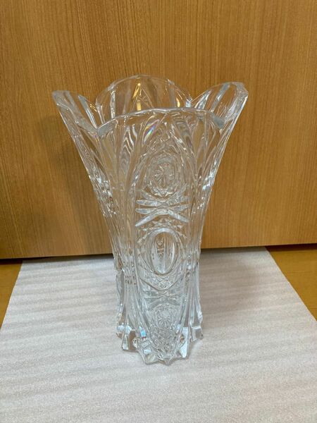 ノリタケ クリスタル 花瓶　ガラス