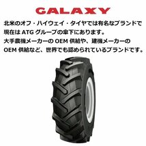 2本 R1-W 850 420/85R34 TL GALAXY トラクター タイヤ ギャラクシー 要在庫確認 送料無料 16.9R34 16.9-34 169-34 個人宅配送不可_画像2