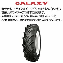 EP45 12.4-36 8PR GALAXY トラクター タイヤ ギャラクシー 前輪 後輪 要在庫確認 送料無料 124-36 12.4x36 124x36 個人宅配送不可_画像2