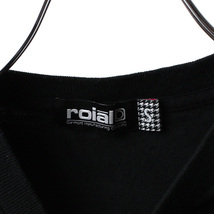 roial ロイヤル ブラック プリントtシャツ Sサイズ ブラック 23-0629fu20【4点同梱で送料無料】_画像2