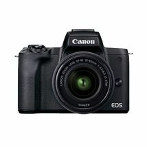 中古 １年保証 美品 Canon EOS Kiss M2 EF-M 15-45 IS STM レンズキット ブラック_画像1