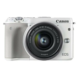  б/у 1 год гарантия прекрасный товар Canon EOS M3 15-45mm IS STM линзы комплект белый 