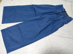 c9226* tag attaching new goods * Cecil McBee CECIL McBEE Denim gaucho pants S