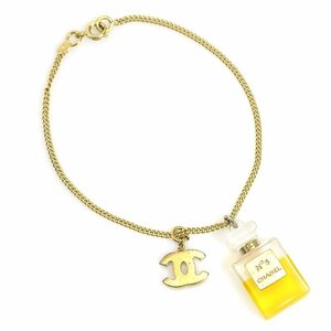 シャネル CHANEL ブレスレット No.5 香水モチーフ ココマーク メタル/レジン ゴールド e55852a