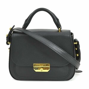 マークジェイコブス MARC JACOBS 斜め掛けショルダーバッグ レザー ブラック r9574f