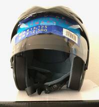 新品　ZEST　GRACE HELMET　テレオツータイプヘルメット　ZT-202　ブラック　Lサイズ　UVカットシールド付き_画像3