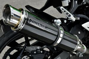 新品　BEAMS　R-EVO２　スリップオン　カーボンサイレンサー　政府認証　Ninja250 / Z250　2018~ （2BK-EX250P）　G430-54-P2J