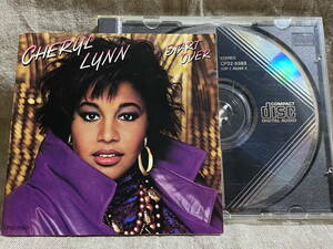 [R&B/SOUL] CHERYL LYNN - START OVER CP32-5383 1A1 TO BLACK TRIANGLE 国内初版 日本盤 税表記なし3200円盤 廃盤 レア盤