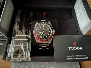  several times have on attached belt unused 2021 year 2 month buy chu-da-( Tudor ) TUDOR worn te-ji black Bay GMT 79830RB