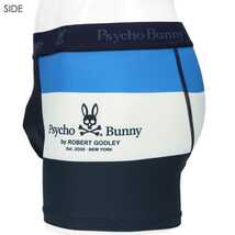Psycho Bunny サイコバニー BLOCK SPORT BUNNY Open Fly Trunk 前開き ボクサーパンツ メンズ 53490022 ブルー M_画像2
