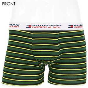 TOMMY HILFIGER トミーヒルフィガー TRUNK OLYMPIC オリンピック コットン 前閉じ ボクサーパンツ メンズ 53301998 モスグリーン M