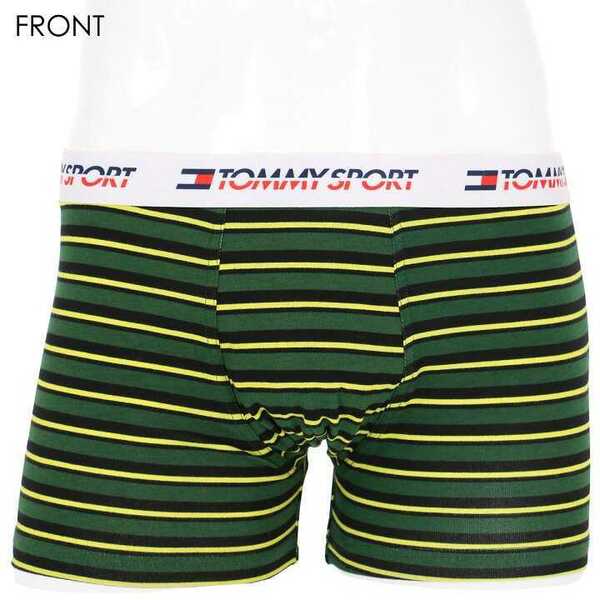 TOMMY HILFIGER トミーヒルフィガー TRUNK OLYMPIC オリンピック コットン 前閉じ ボクサーパンツ メンズ 53301998 モスグリーン M