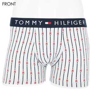 TOMMY HILFIGER トミーヒルフィガー FASHON UNDERWEAR MICRO&TENCEL TRUNK LOGO STRIPE マイクロ ボクサーパンツ 53391516 ネイビー M