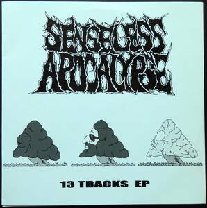 【1997年EP/静岡グラインド＆パワーヴァイオレンス/希少イエロー盤/全国無料発送】 SENSELESS APOCALYPSE / 13 Tracks EP