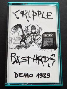 [100ps.@ limitation reissue repeated departure / noise core &gla India core / all country free shipping ] CRIPPLE BASTARDS / Demo 1989