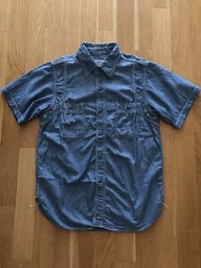 CORONA シャンブレー 半袖 シャツ ベンチレーション ワーク ヴィンテージ Chambray Shirts Work Vintage Post ポスト