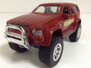  Nissan first generation Terrano D21 wide body latter term type 1993 year ~ 1/40 approximately 12cm Yonezawa Diapet die-cast minicar red postage Y510