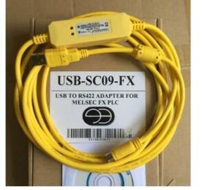 新品 三菱シーケンサー PLC FXシリーズRS-422変換ケーブル　USB-SC09-FX