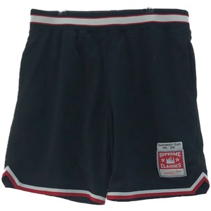 ▼▼ Supreme シュプリーム サイズXL 21SS Mitchell & Ness Basketball Short ブラック やや傷や汚れあり