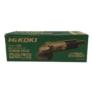 △△ HiKOKI ハイコーキ 電気ディスクグラインダ　100ｍｍ PDH-100J 未使用に近い