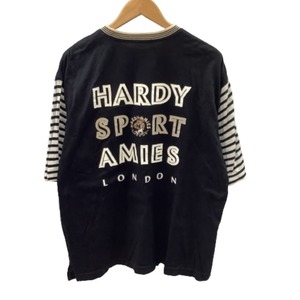 ♪♪ HARDY AMIES ハーディエイミス メンズ Tシャツ SIZE M ブラック やや傷や汚れあり