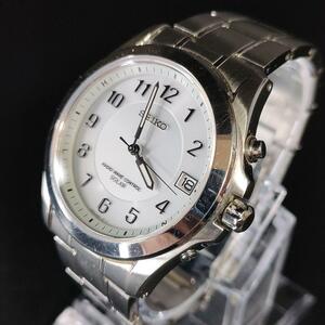 美品【稼働品】SEIKO　セイコー　7B22-0AZ0　電波ソーラー　メンズ時計