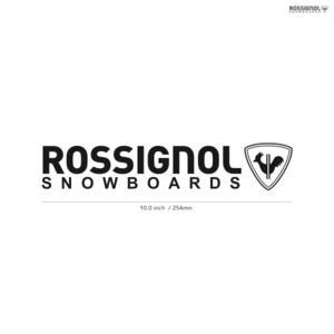 【ROSSIGNOL】ロシニョール★08★ダイカットステッカー★切抜きステッカー★10.0インチ★25.4cm