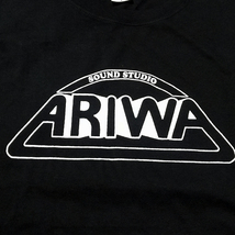 送料無料【ARIWA SOUNDS】 アリワレーベル /ブラック★選べる5サイズ/S M L XL 2XL/ヘビーウェイト 5.6オンス_画像1