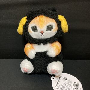 mofusand ひつじにゃんぬいぐるみ ブラック 黒色 グッズ ぬいぐるみ マスコット モフサンド 猫 ネコ ねこ 羊