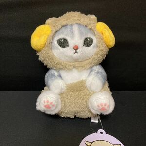 mofusand ひつじにゃんぬいぐるみ ベージュ 茶色 グッズ ぬいぐるみ マスコット モフサンド 猫 ネコ ねこ 羊