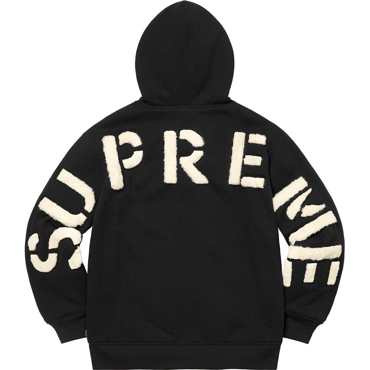 有名なブランド SUPREME サーマル☆カナダ製 M 黒 パーカー フルジップ