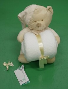 Duffi baby クマ ぬいぐるみ タオル PELUCHE+MANTA UNICA 新品