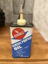 【送料無料】ビンテージ ハンディオイル缶 KENDALL GENERAL PURPOSE OIL ケンドル ガレージ hotrod 1950's 1960’s アメリカンvintage_画像1