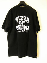 新品】PIZZA OF DEATH Tシャツ 黒サイズM◆ken yokoyama Hi-STANDARD 横山健 マキシマムザホルモン ピザオブデス namba69 ブラフマン_画像2