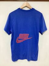 ふ1156 NIKE ナイキ 半袖Tシャツ S ブルー THE NIKE TEE DRI-FIT_画像2