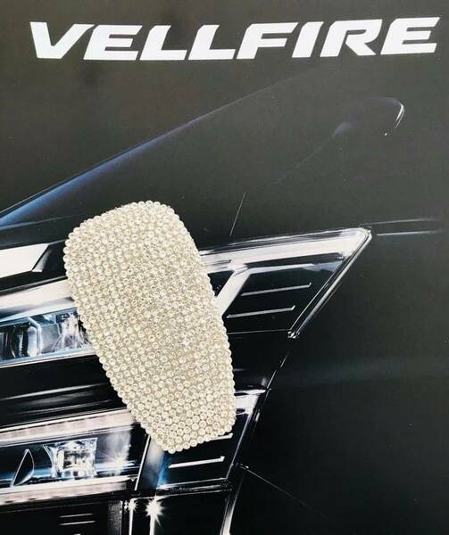 VSV1★新品 トヨタ VELLFIRE ヴェルファイア 30 前期 後期★純正 シフトノブ専用 クリスタル ステッカー★両目テープ付 キラキラ★ 