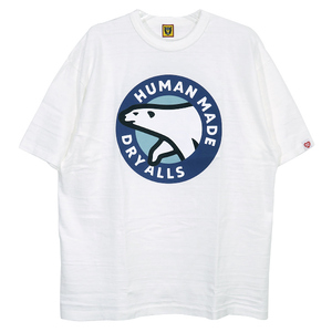 HUMAN MADE ヒューマンメイド GRAPHIC T-SHIRT #09 POLAR BEAR HM25TE010 ポーラーベア グラフィック Tシャツ ホワイト クマ 2XL