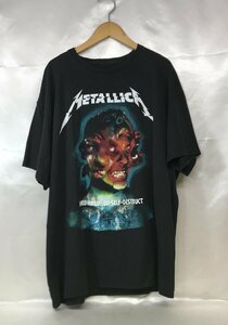 METALLICA メタリカ WorldWired 2017年 ワールドツアー 半袖 Tシャツ バンドT 古着 サイズXL ブラック