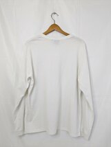 THRASHER スラッシャー FLAME LOGO フレイムロゴプリント ロングスリーブTシャツ 長袖 サイズ：XL カラー：ホワイト_画像2
