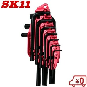 SK11 六角棒レンチセット 六角レンチセット 10本組 NO.24 工具セット