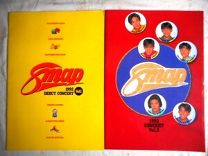 Smap 1992　DEBUT CONCERT　Vol１／1993　DEBUT CONCERT　Vol2　RM12